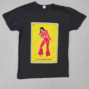 Selena La Cantante Loteria SMALL Unofficial Graphic T-Shirt Music TexMex